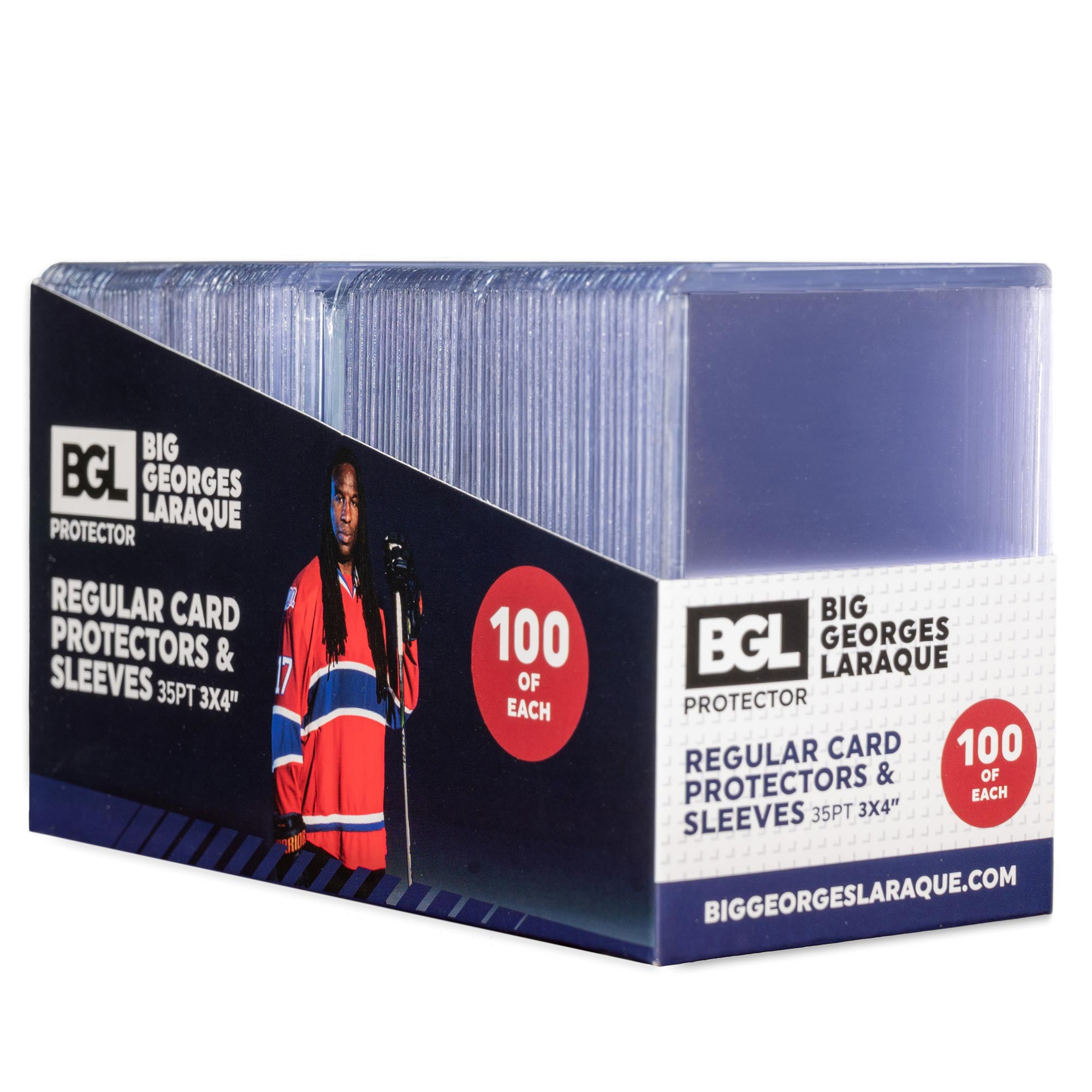 Card Protectors & Sleeves 100-Pack Combo - 35pt