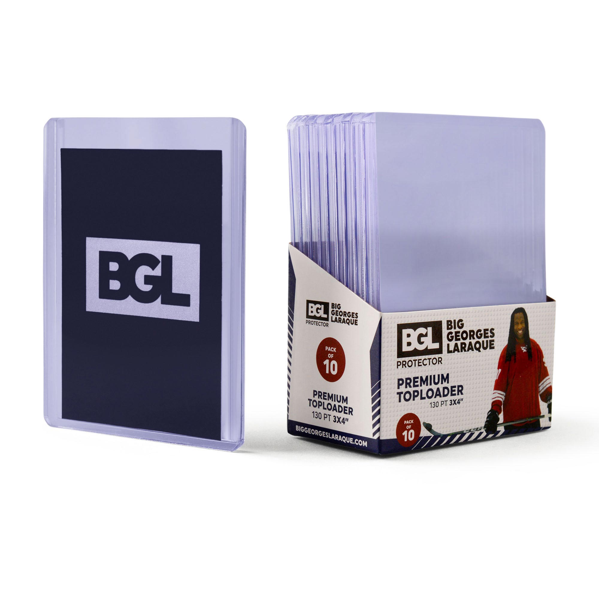 BGL Toploader 130 PT - BGL Protector  Trading Card Protectors by Big  Georges Laraque